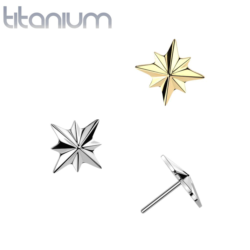 Labret Star Gems Titanium