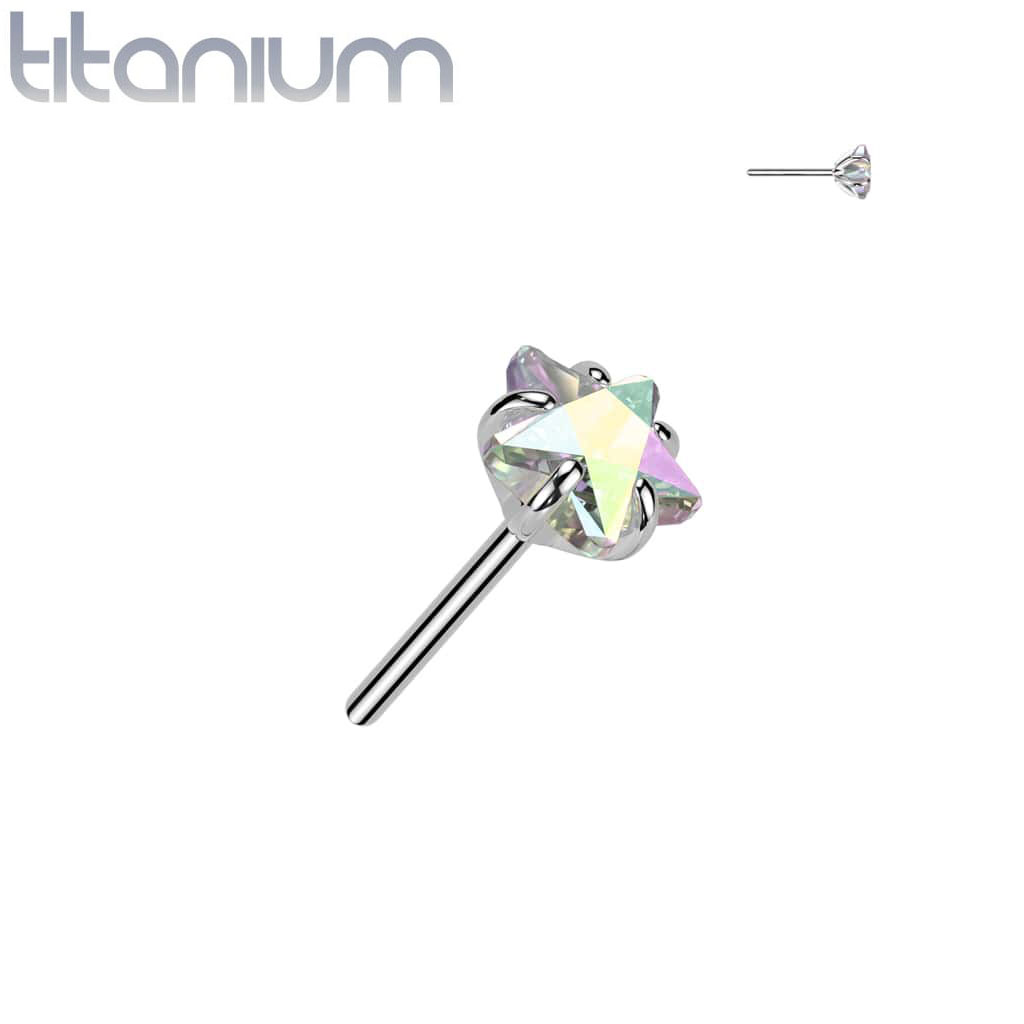 Labret Gem Star Titanium3
