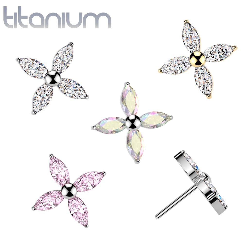 Labret Star Gems Titanium