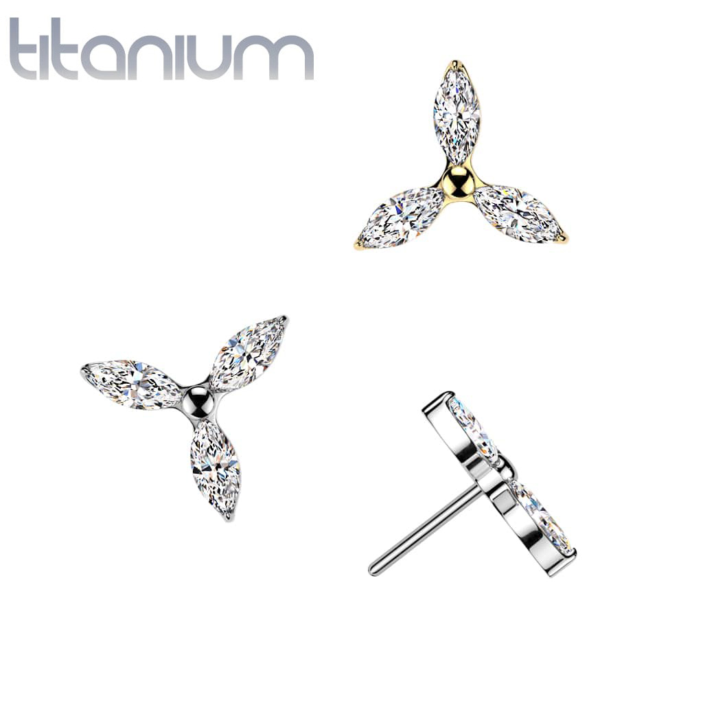 Labret Star Gems Titanium