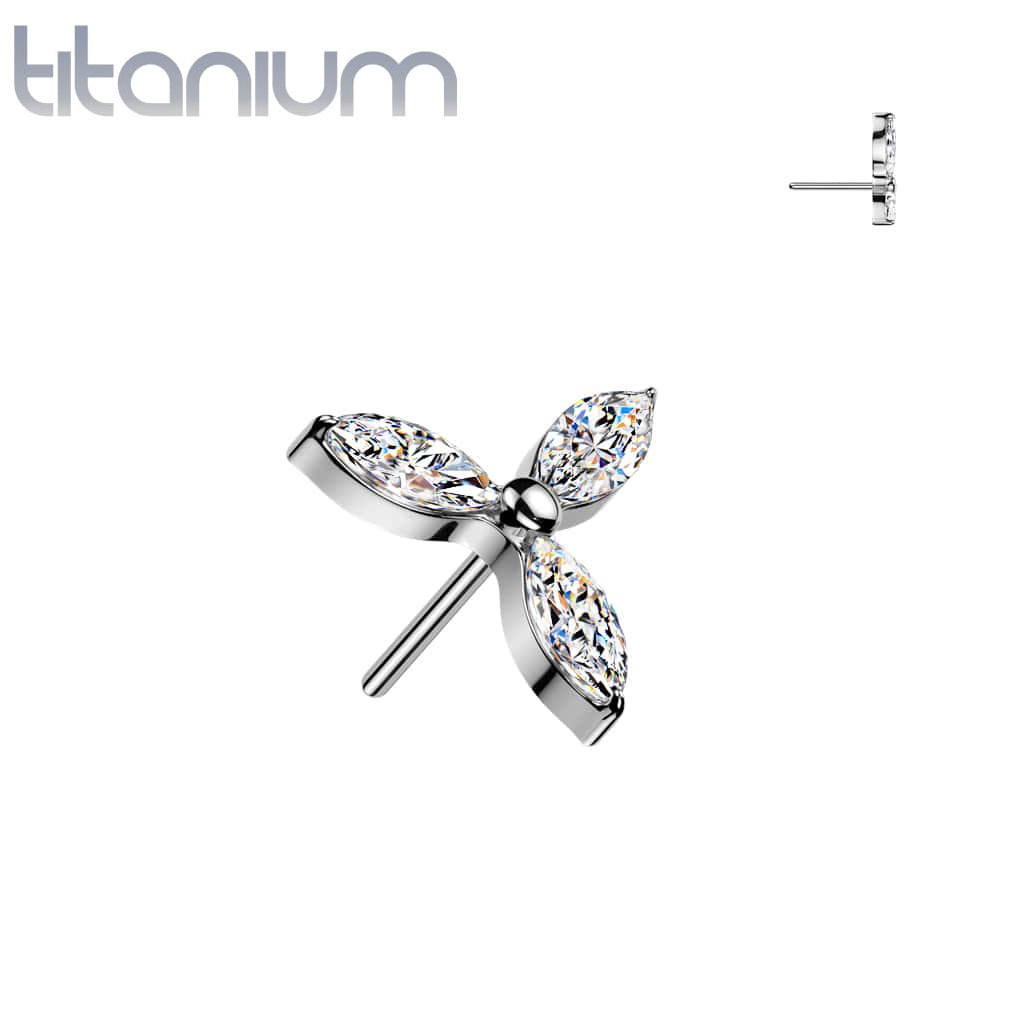 Labret Star Gems Titanium1