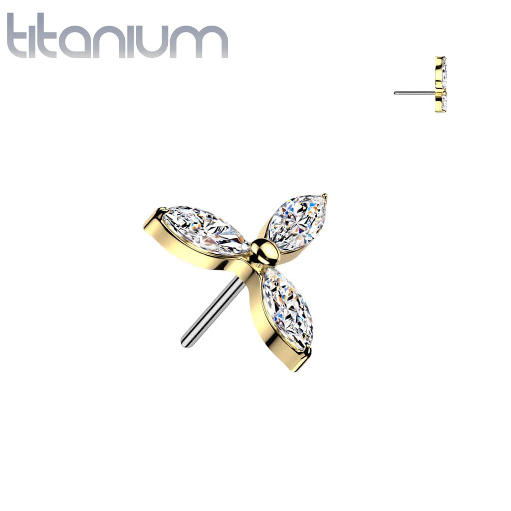 Labret Star Gems Titanium2