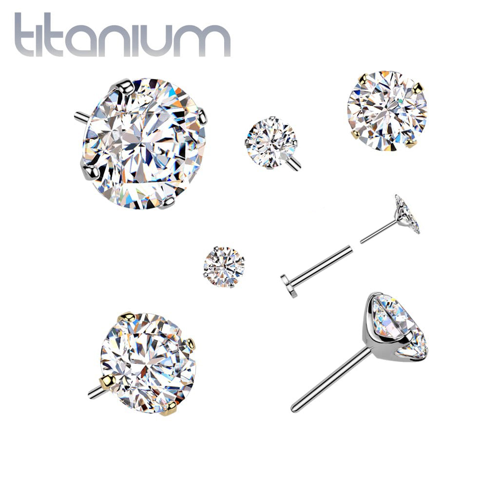 Labret Star Gems Titanium